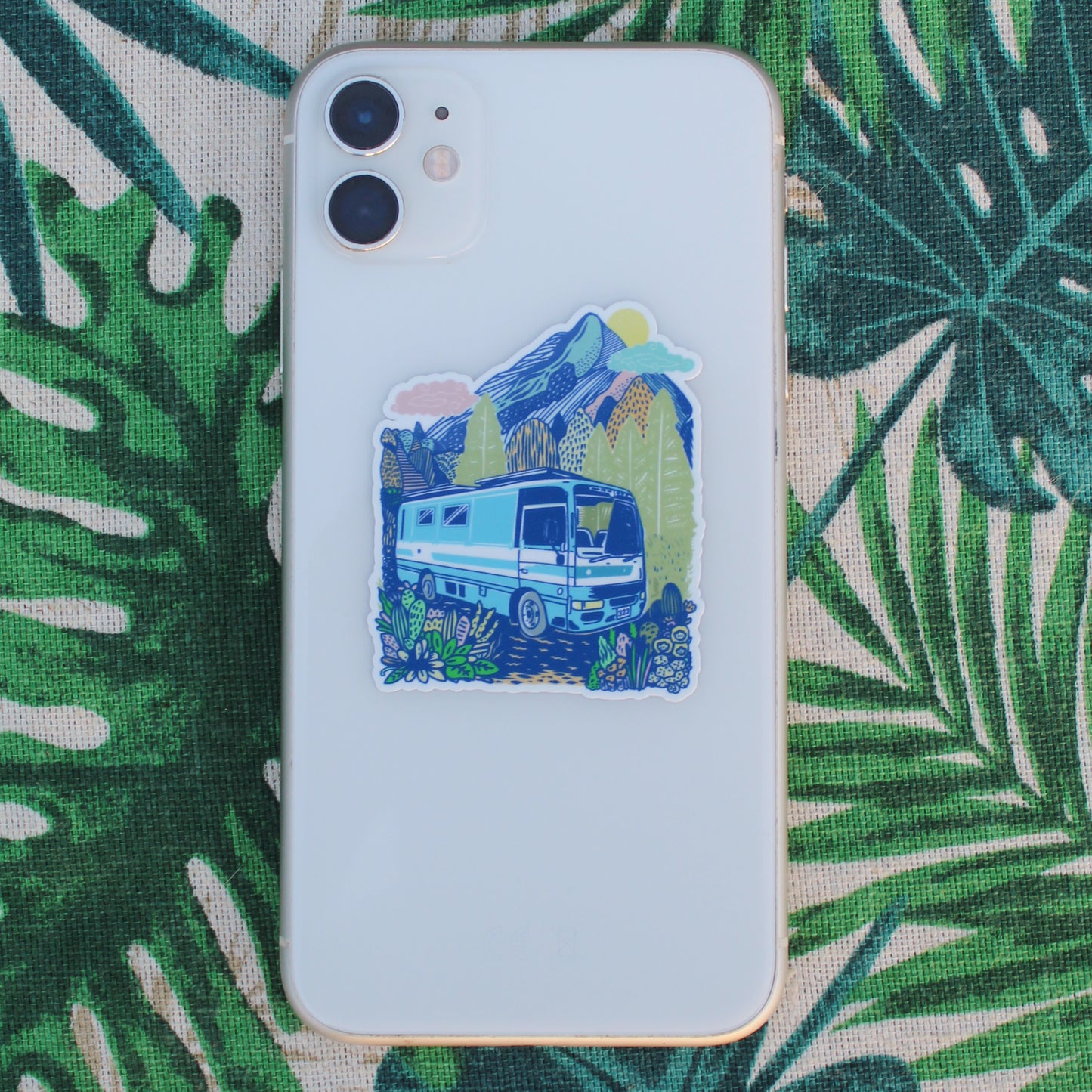 カラフルバスステッカー